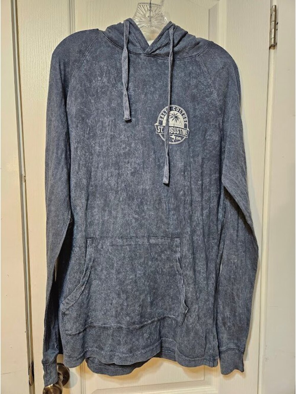 U.S. Apparel St Augustine Salty Culture Hooded Tee M Aurora Trail